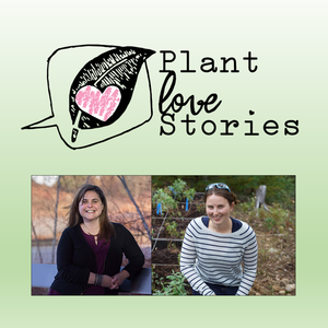 Plant love stories logo and images of speakers