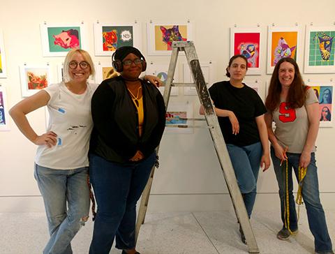 Graduate students coordinate My Hometown Project exhibition of schoolchildren