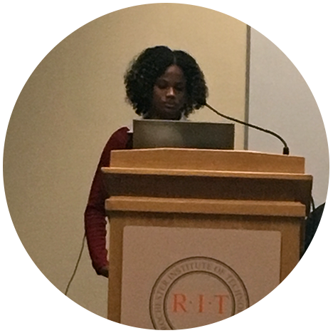 Christel Solomon presenting at NYSSA Conference