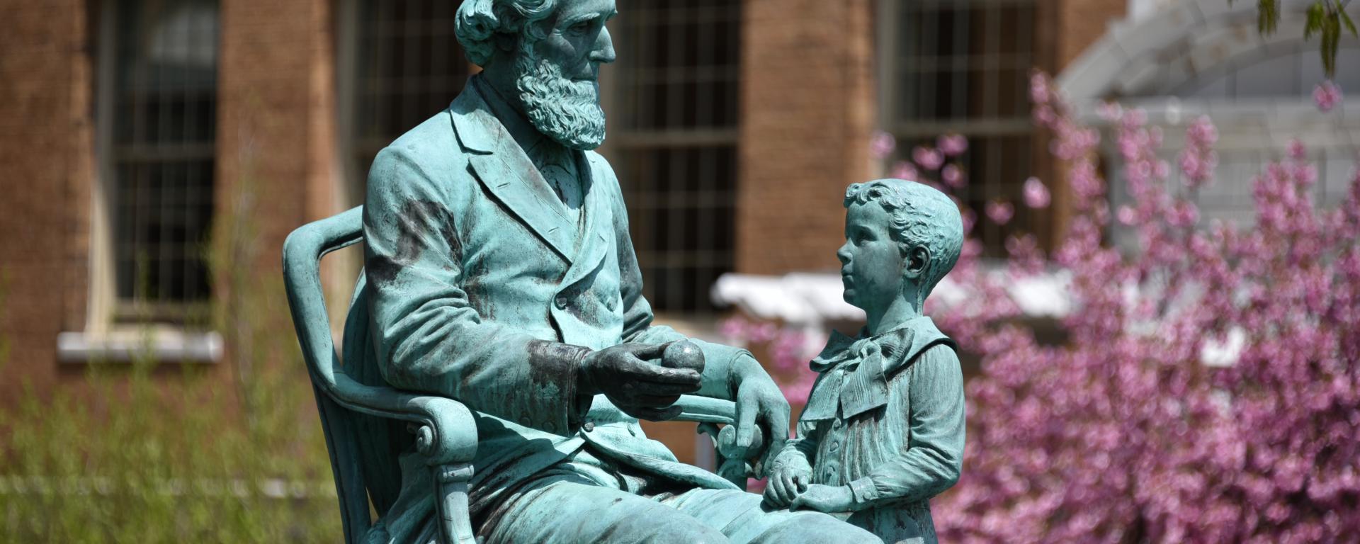 Sheldon Hall Statue